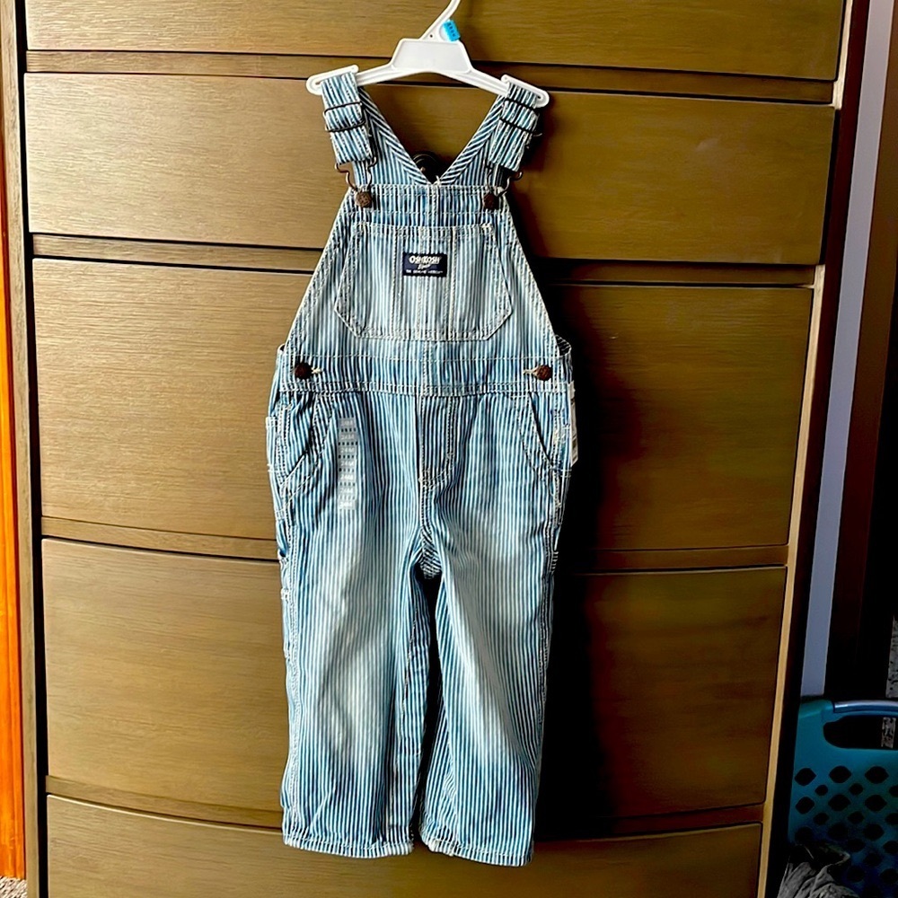 Boys 24 Month- Oshkosh Bgosh Denim Overalls NWT